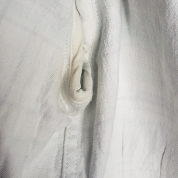 ❌SOLD❌ St. John Sport Blue Green Striped Open Blazer - Picture 6 of 6